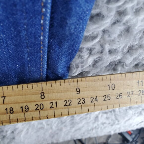 Wrangler Jeans Mens 40x34 Blue Classic Fit 13MWZ Original Cowboy Cut Denim - Picture 8 of 11